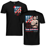 Men's UFC Tom Aspinall More Than Hype T-Shirt - Black