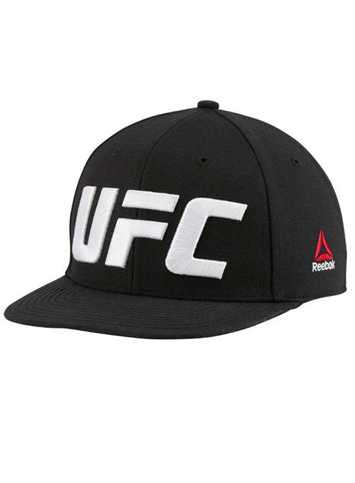 Reebok Black UFC Flat Peak Cap – UFC Store