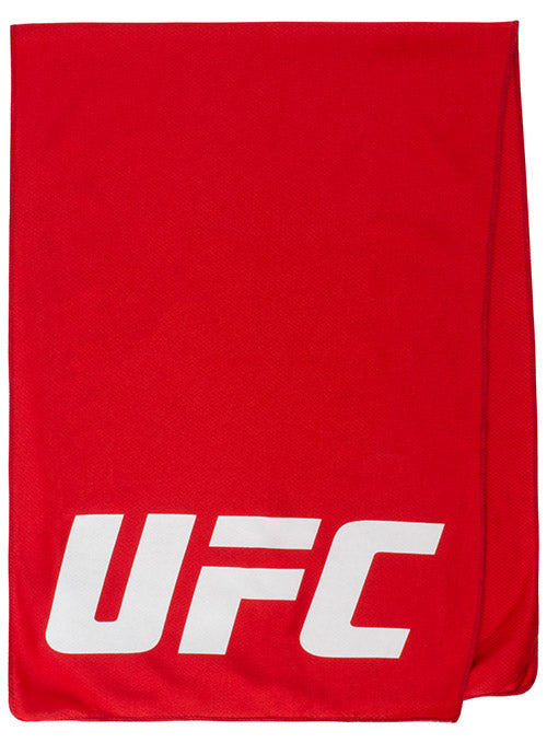 red cooling towel