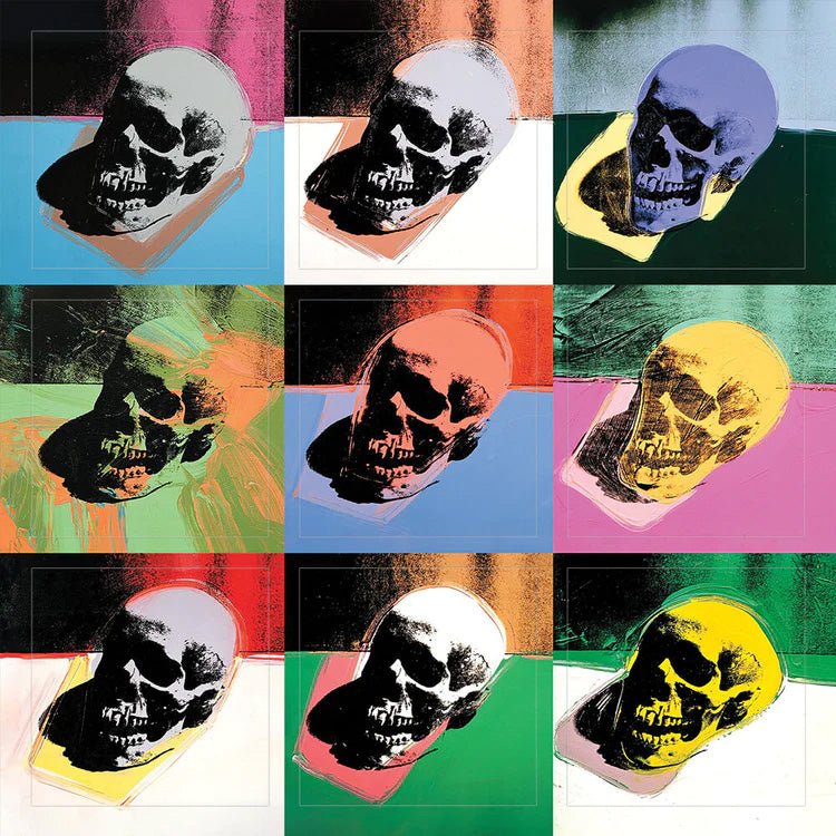 NTWRK - Andy Warhol: Skull Sticker Pack