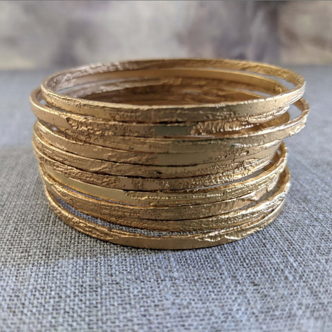 Alice Hand Etched Bangle by Lingua Nigra