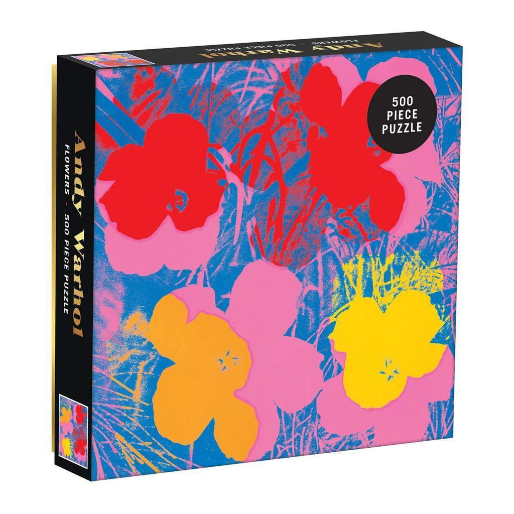 Andy Warhol Flowers 500 Piece Puzzle Moca Store