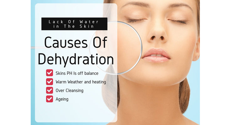 dehydration causes skin dehydrated dry acid hyaluronic