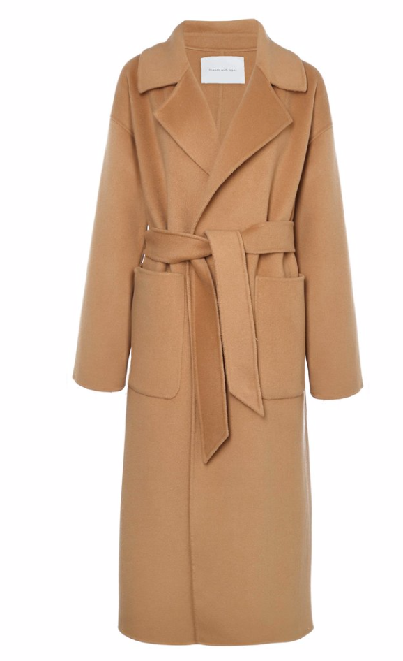 Friends with Frank Camilla Coat in Camel - Coco & Lola
