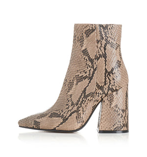 Alias Mae Ahara Boot in Beige Snake 