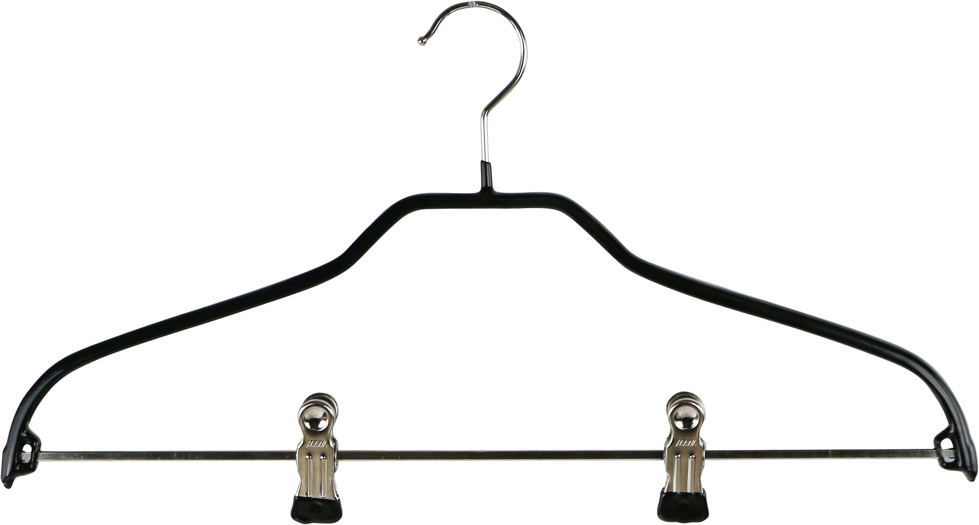 Silhouette Shirt with Grip Coated Clips, 40-FK, Black – mawa-hangers.com