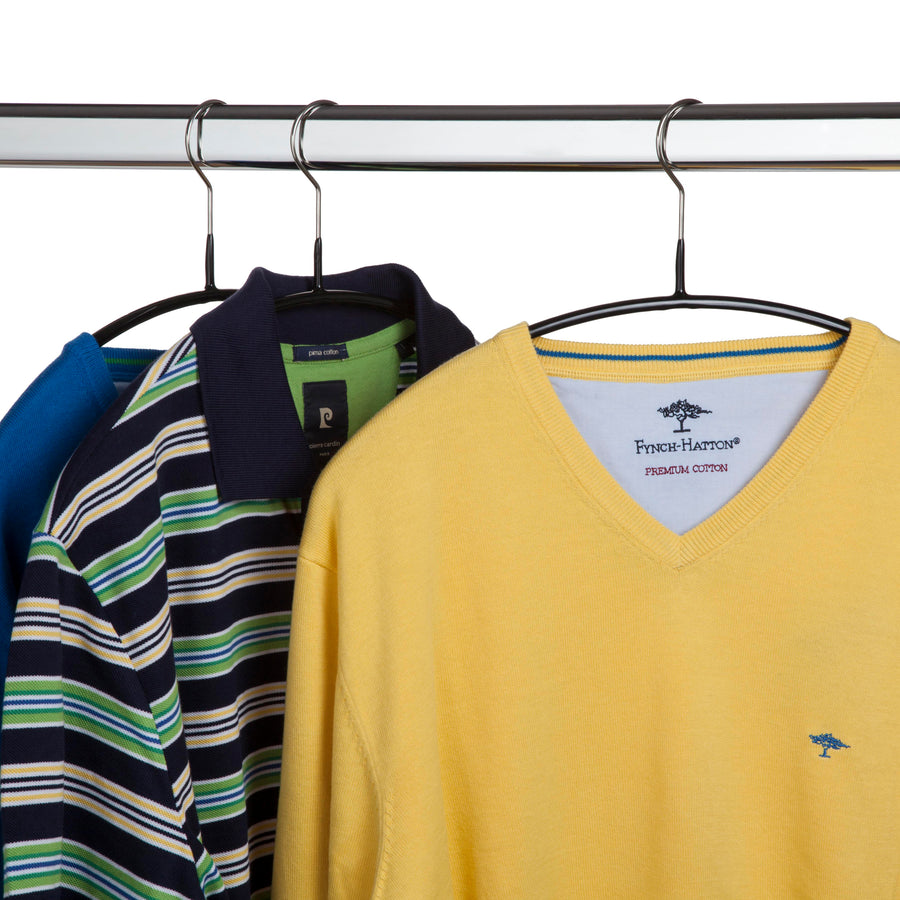 Euro Shirt, Sweater, Steel Non-Slip Clothing Hanger, Narrow Width, Mod –