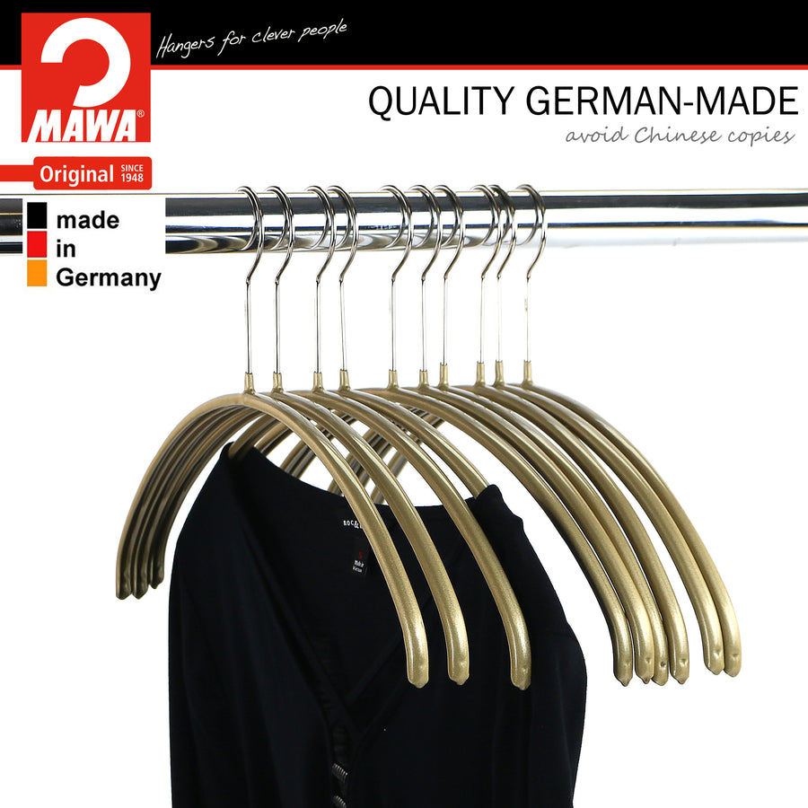 Euro Shirt, Sweater, Steel Non-Slip Clothing Hanger, Narrow Width, Mod –