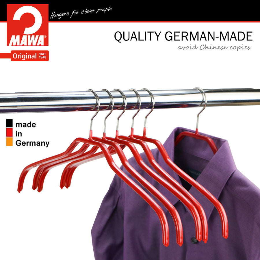 BodyForm Series- Steel Coated Hanger, Wide Shoulder Support, Wide