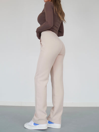 rookie Menstruation sy Beige Bukser - Køb sandfarvede bukser til kvinder - VENDERBY'S