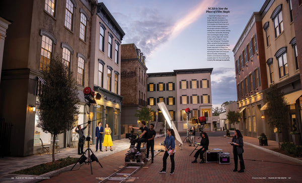 photo of the SCAD Backlot: a movie studio built in Savanah Georgia