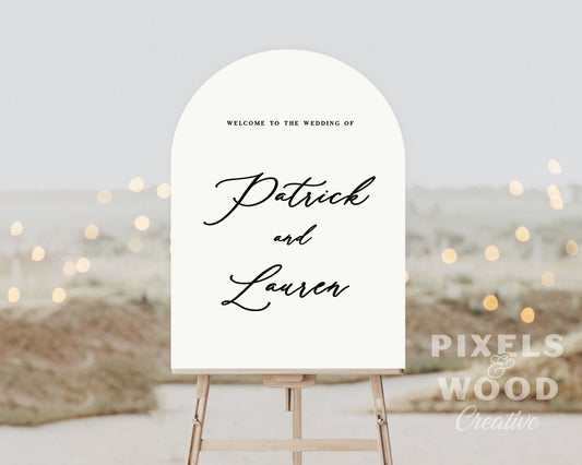 UV Printed Hanging Foam Board Wedding Sign 24x36 (with or without) Cop –  Pixels and Wood