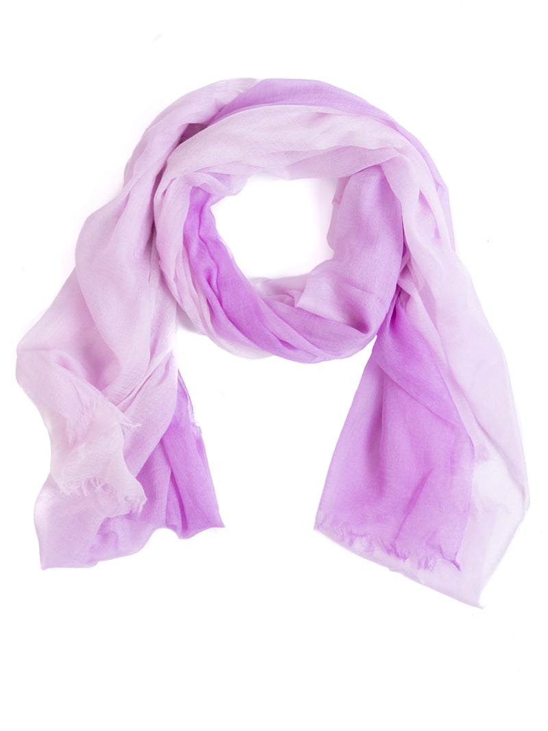 lilac cashmere scarf