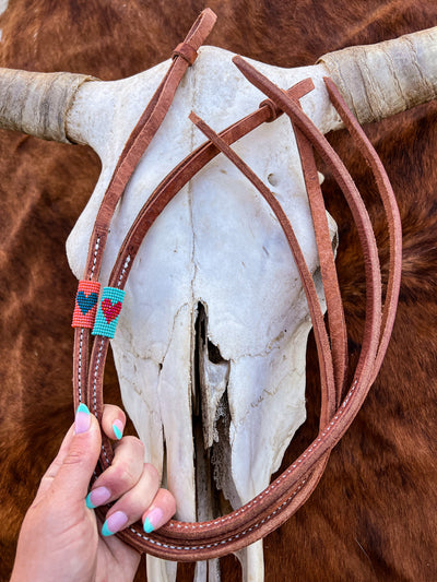 Heart Horse *Mini* Beaded Hand Quirt