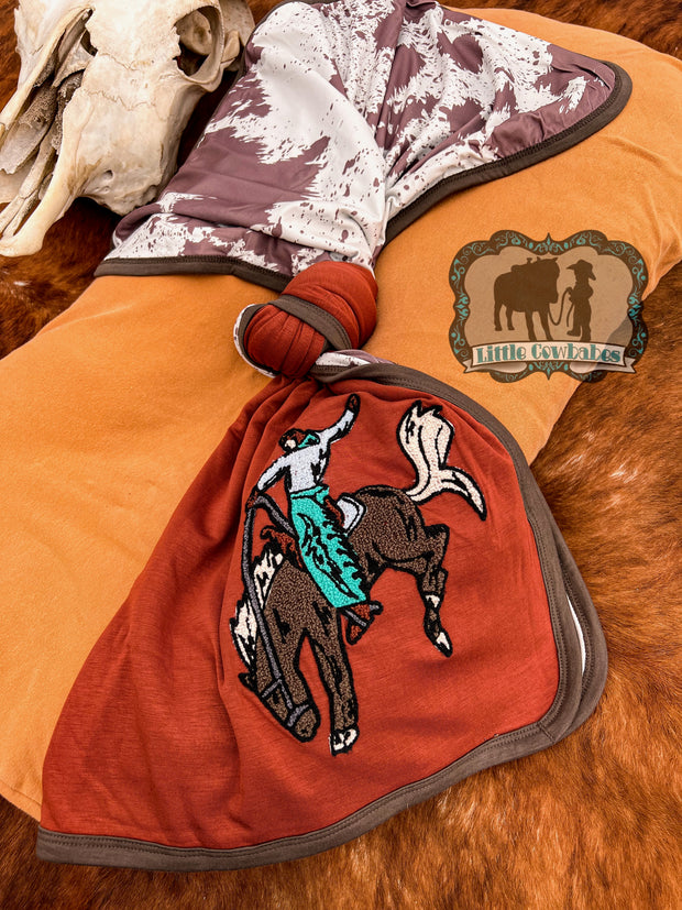 Bronc Baby Double Layer Blanket