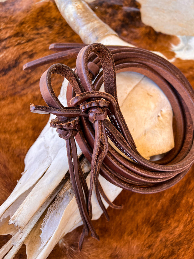 Hermann Oak Leather Rattlesnake Split Reins