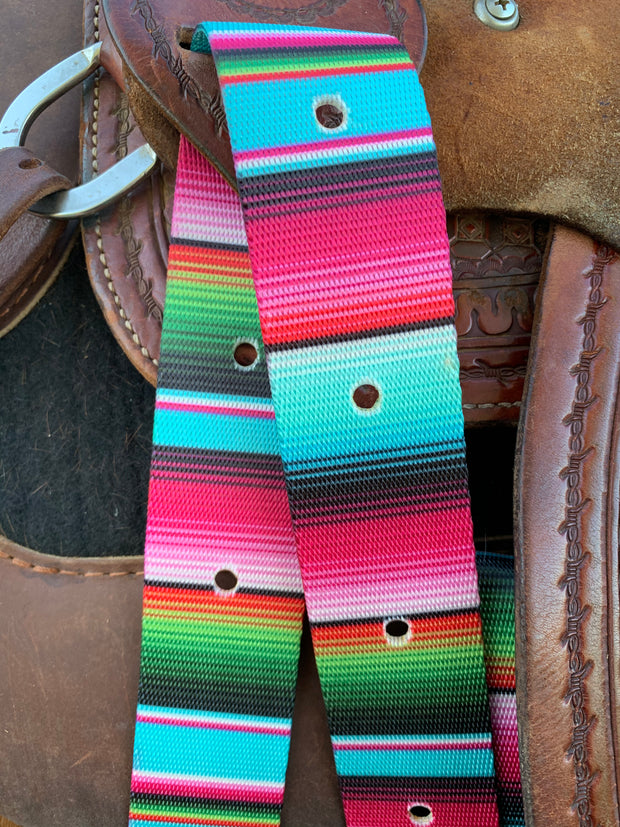 Candy Serape Cinch Strap Set