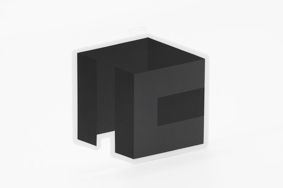 Cubicle Collectible Sticker (Black)