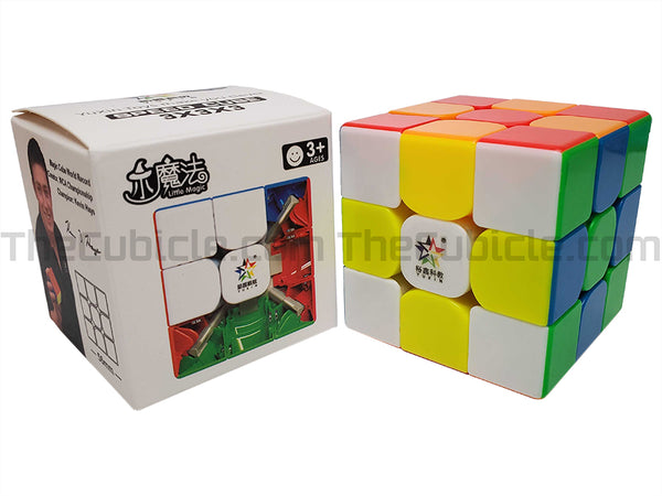 Yuxin pouco magia 2x2 v2m cubo de velocidade magnética stickerless