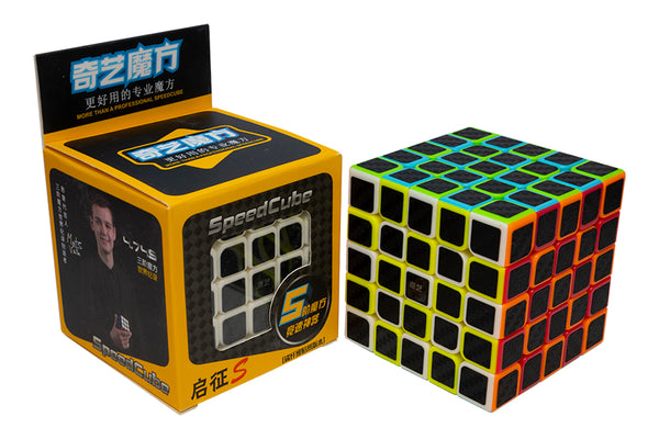 LiangCuber QY Toys Qizheng S 5x5 Speed Cube 5x5 Puzzle Cube Carbon Fiber  Version Magic Cubes