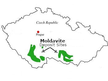 Moldavite Deposits (Czech Repuplic)