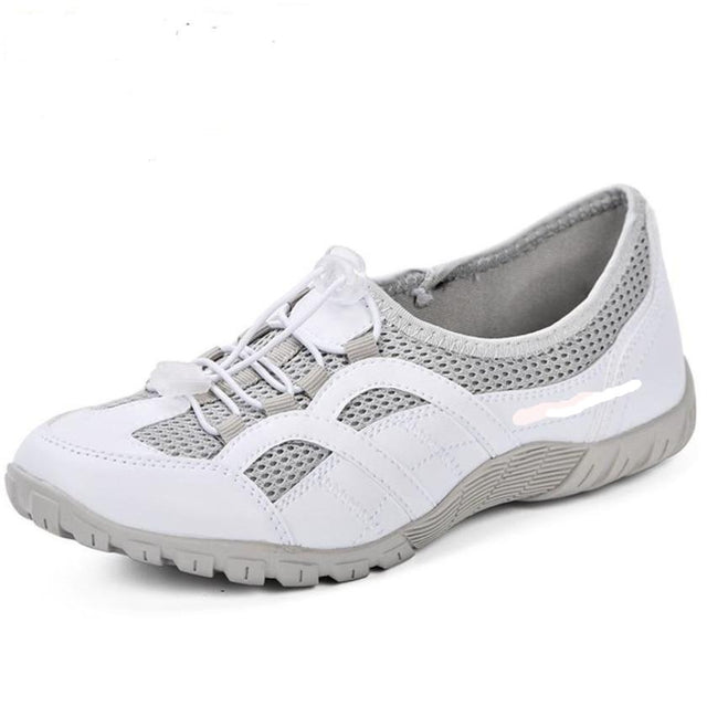 Jogging Trainers Microfiber And Mesh Knit Women Runners