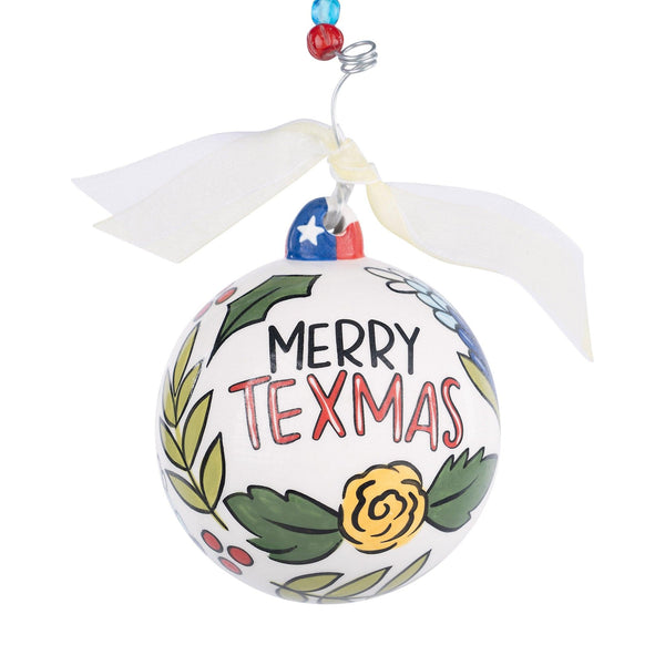 2023 Texas Christmas Ornament with Merry Christmas Charm & Brass Heart –  Duct Tape and Denim