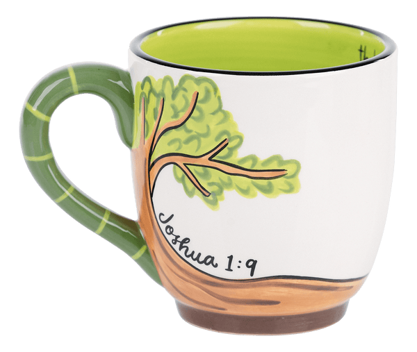 The World's Best Dad Ceramic Coffee Mug - Joshua 1:9