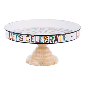 Let's Celebrate Cake Stand