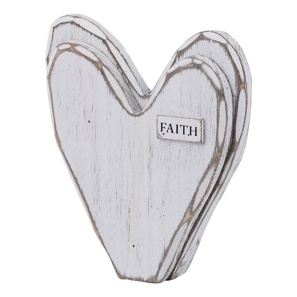 Double-Sided Heart Wreath Decorative Sign That Says I Love You More –  GLORY HAUS