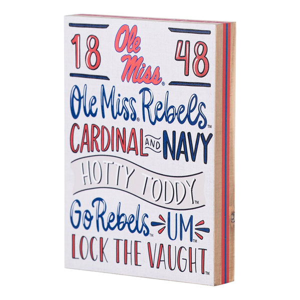 Ole Miss Navy Blue Vinyl Purse with Pocket