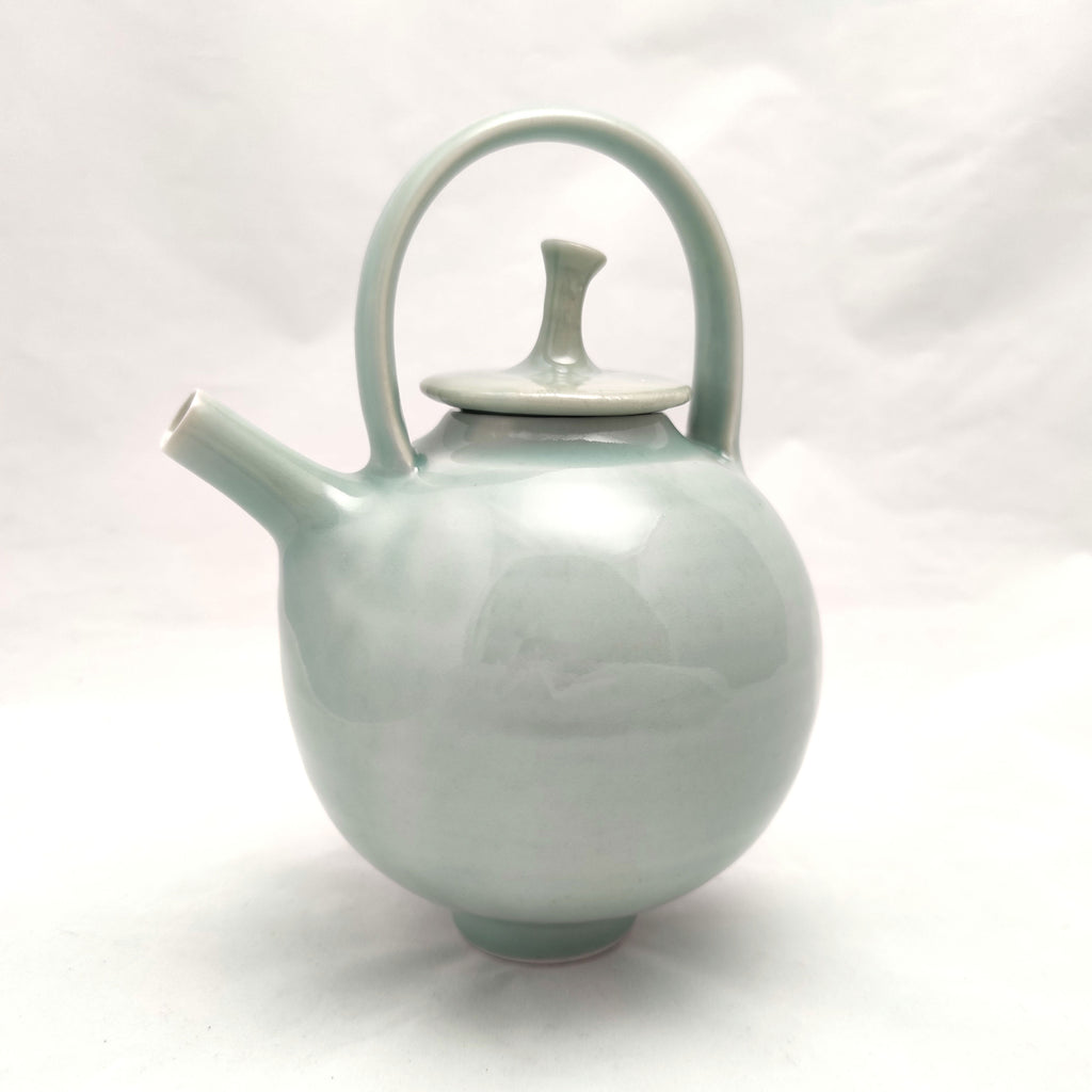 Porcelain Celadon Teapot – Claire Murdock Ceramics