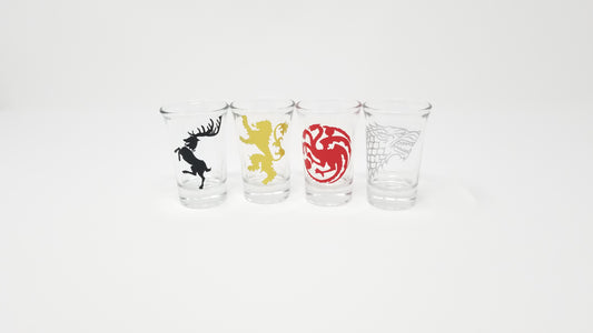 Game of Thrones Collectible Pint Glass Set - Stark, Targaryen, Lannister,  Greyjoy - Premium Quality …See more Game of Thrones Collectible Pint Glass