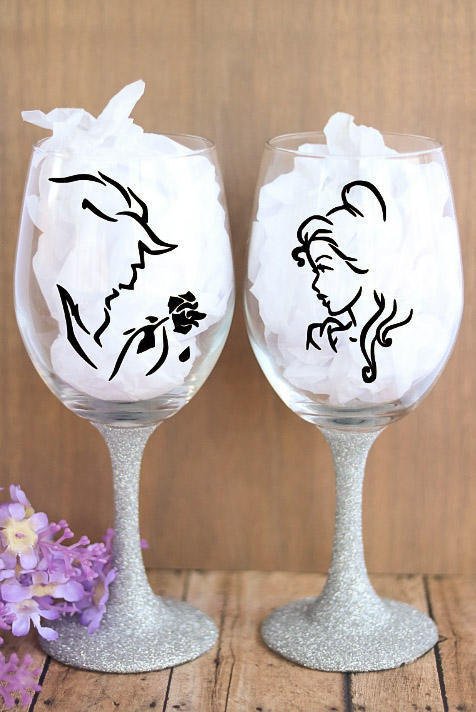 Mermaid Tall Wine Glass