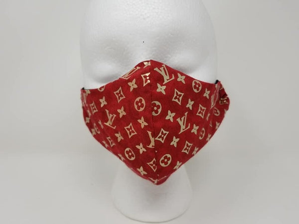 Red Louis Vuitton Face Mask  Natural Resource Department