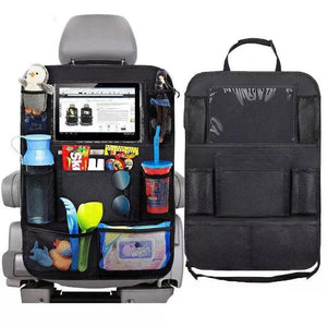 Car Seat Organizer, Large Backseat Protector, Waterproof 600D Polyester, Universal Fit, Multiple Storage Pockets, Easy to Clean - BlackEveryFriday