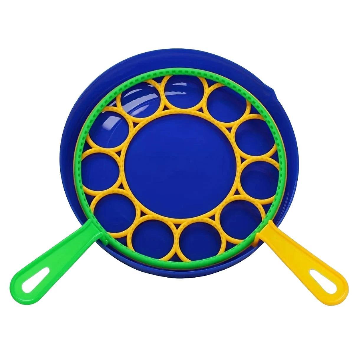 Big Bubble Wands Set, Non-Toxic ABS Plastic, Easy Outdoor Fun for Kids & Adults, 3-Piece Kit