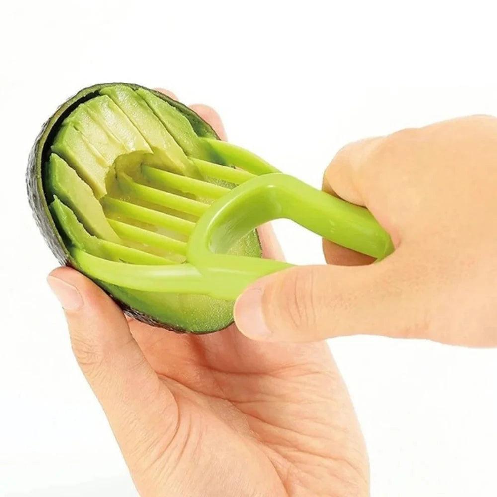 3-in-1 Avocado Slicer Cutter Pitter, Scooper, BPA-Free Food Grade Plastic, Durable Ergonomic Design for Quick & Easy Prep
