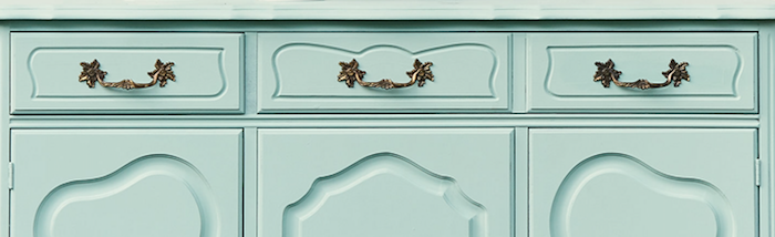 Brook light blue green furniture paint, painted sideboard in fusion mineral paint