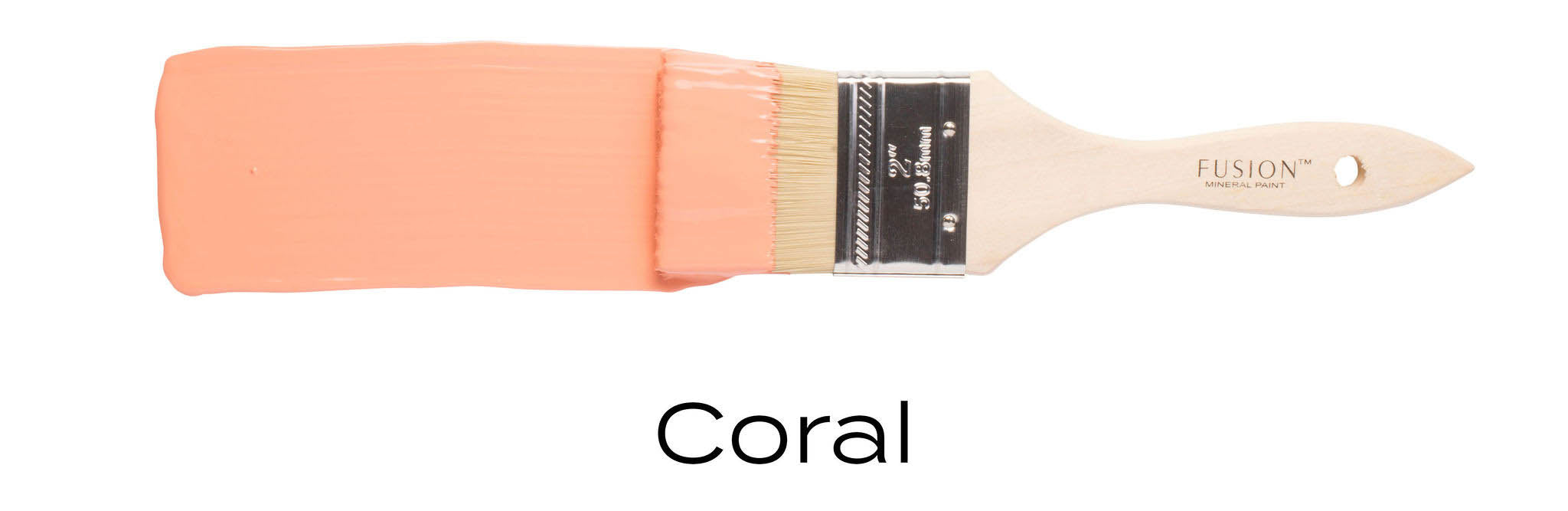 Coral colour furniture paint by fusion mineral paints