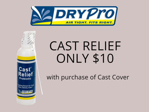 Dry Pro Waterproof Cast Cover Size Chart
