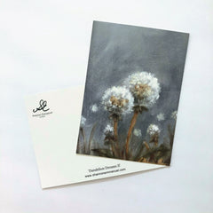 dandelion art card