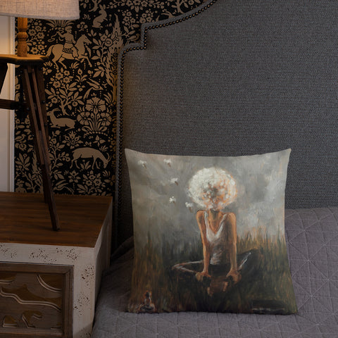 Dandelion cushion from Shannon Emmanuel Art