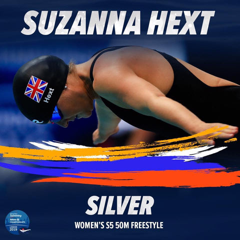 suzanna hext para swimmer medallist