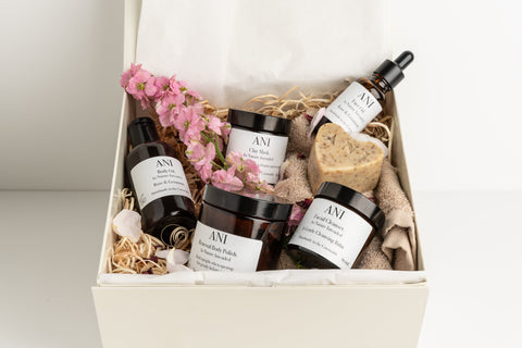 natural skincare made in the uk, skincare gift sets, ANI skincare, cotswolds