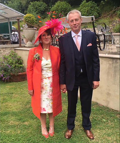 orange and pink raw silk wedding coat