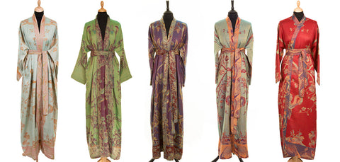 reversible cashmere dressing gown
