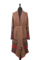 red brown alpaca wool jacket
