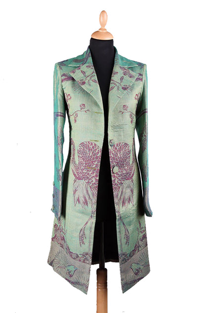 Grace Coat in Dragonfly Green – Shibumi