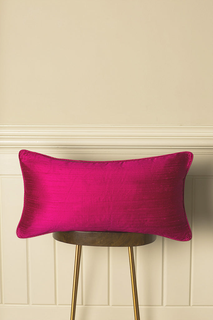 pink bolster cushion
